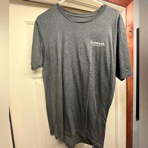 Simms fly fishing tee shirt size large